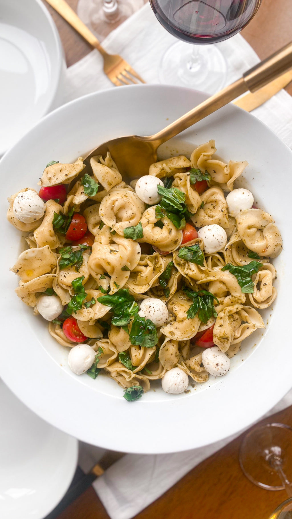 Tomato Basil Tortelloni Salad – Taste Republic Gluten-Free