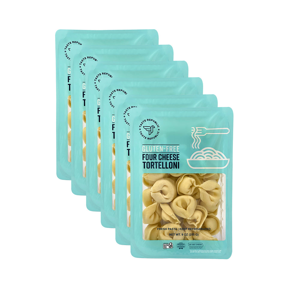 Fresh Gluten-Free Four Cheese Tortelloni  (6-Pack)