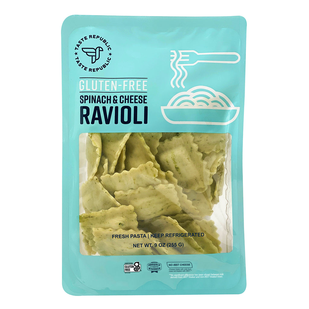 PAOW! - Plant-Based Chik'n, Cheese & Spinach Ravioli, 3lbs