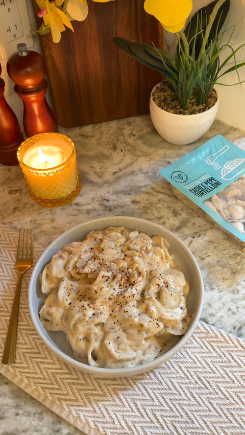 Creamy Honey Parmesan Gluten-Free Tortelloni