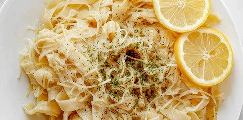 Easy Gluten-Free Truffle Garlic Fettuccine