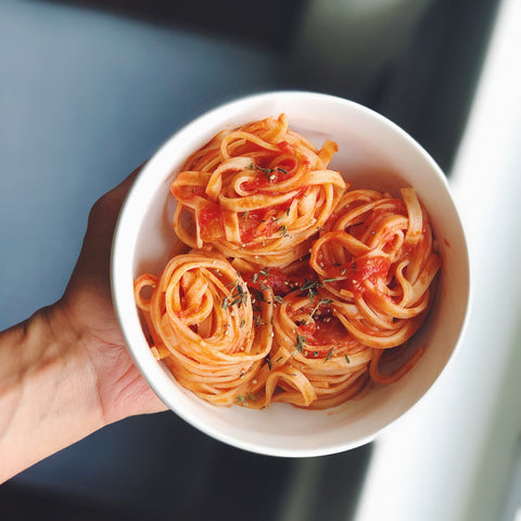 Gluten-Free Pasta with Superfast Tomato & Herb Sauce