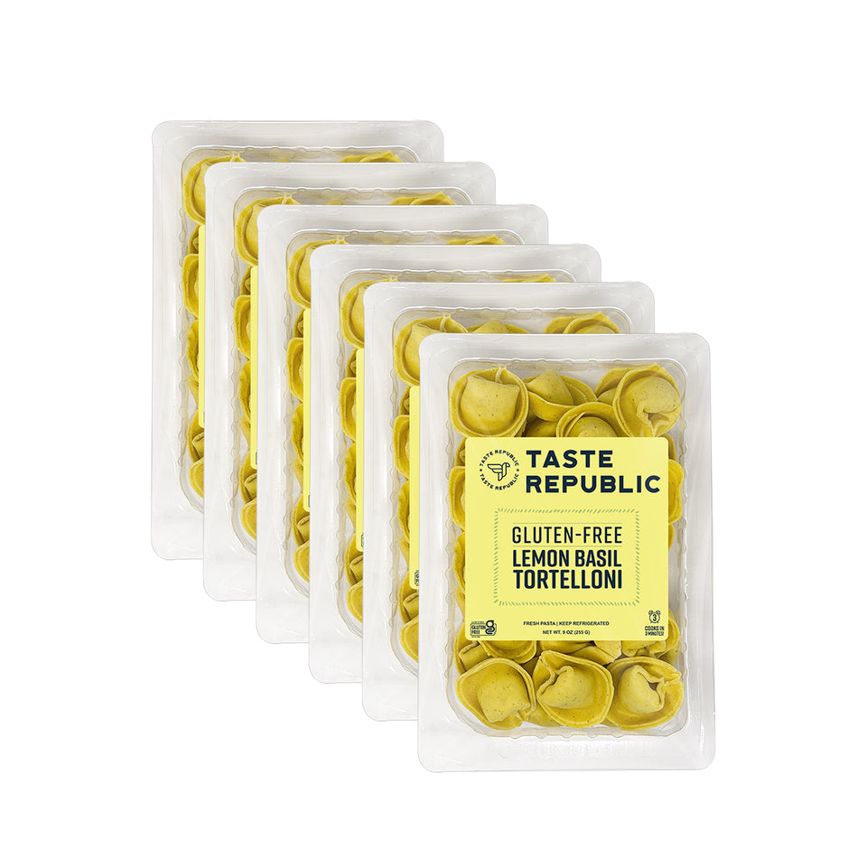 LIMITED TIME - Fresh Gluten-Free Lemon Basil Tortelloni (6-Pack)
