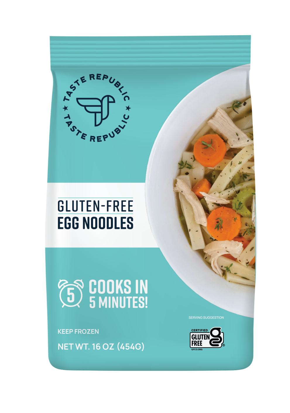 Family-Size Frozen Gluten-Free Egg Noodles, 16oz – Taste Republic ...