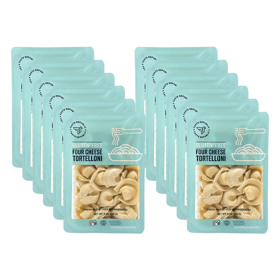 Fresh Gluten-Free Four Cheese Tortelloni (12-Pack) AMZ