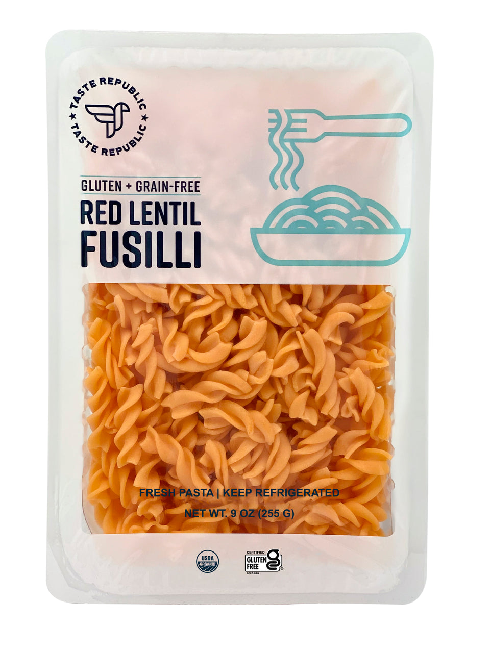 Fresh Gluten + Grain-Free Red Lentil Fusilli - Organic  (6-Pack)