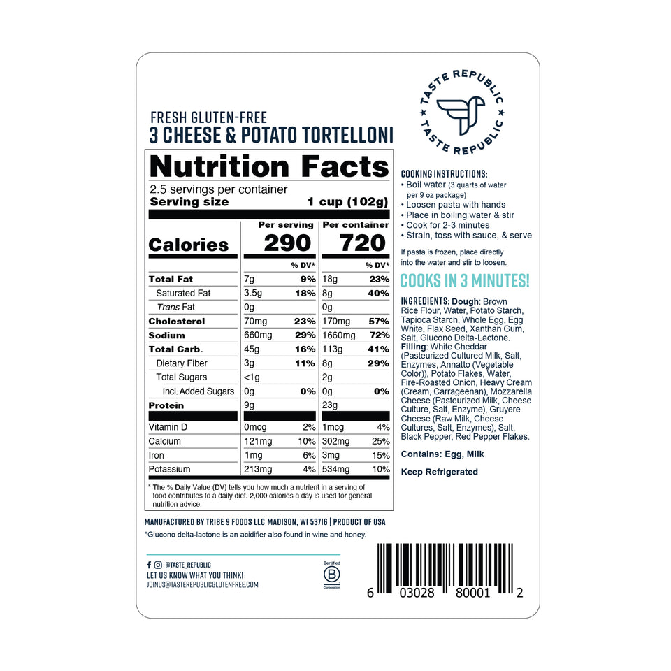 LIMITED TIME - Fresh Gluten-Free Pasta Seasonal Pack (6-Pack)
