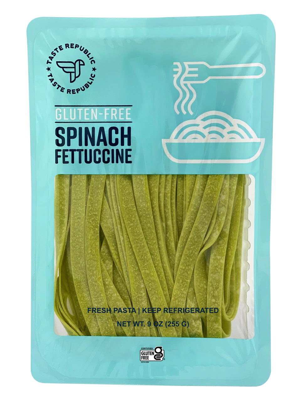 Fresh Gluten-Free Spinach Fettuccine (6-Pack)