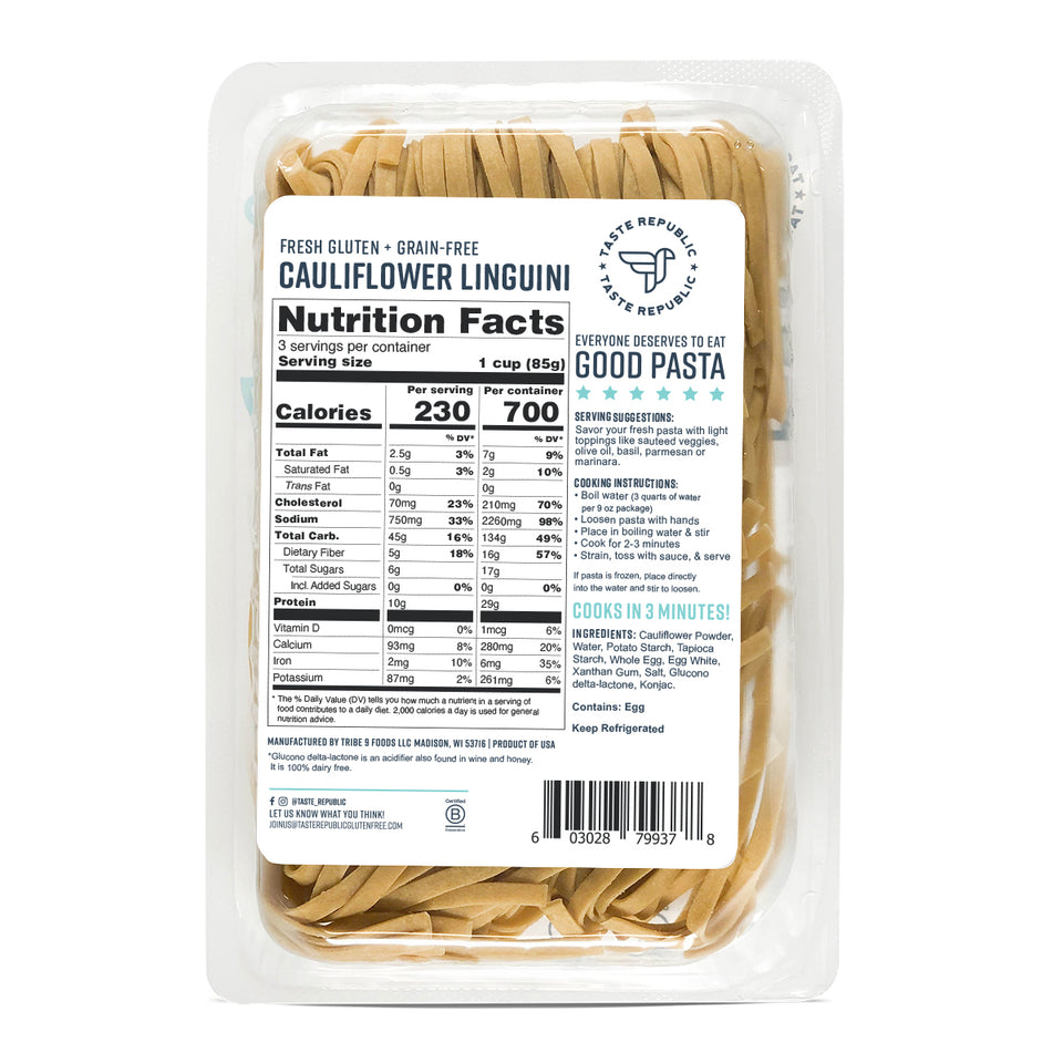 Fresh Gluten + Grain-Free Cauliflower Linguini (6-pack)
